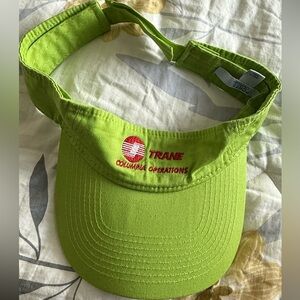 Trane Green Visor Hat
